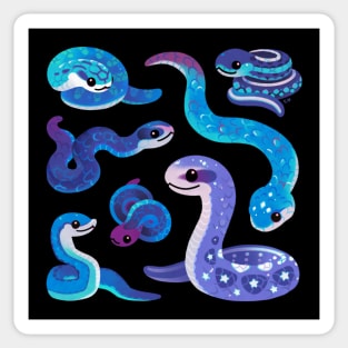 The Year of the Blue Snake Sticker